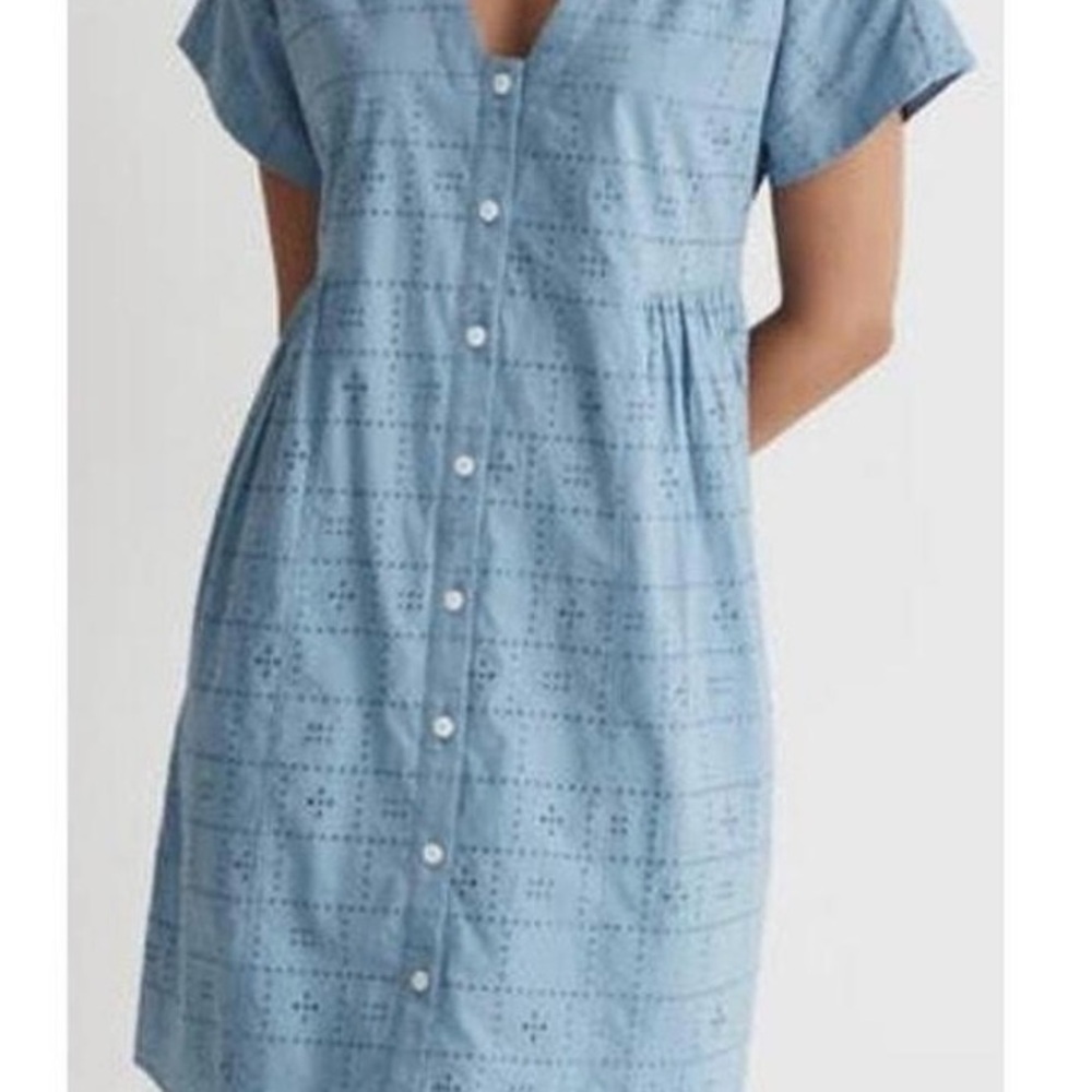 Madewell eyelet dress size small